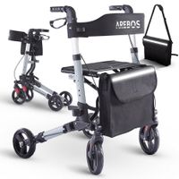 Arebos Alu Rollator | Klappbar - NEU