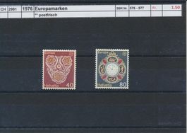 1976 "Europamarken", ** postfrisch