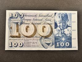 100 Franken Banknote St. Martin 1967 - 875