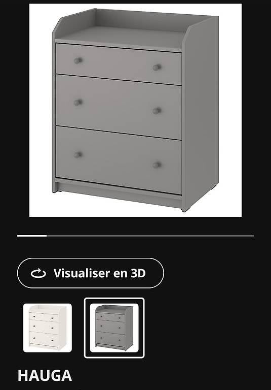 Ikea Comodini: COMMODE IKEA 3 TIROIRS – Nuovo (secondo la descrizione) da Crans Montana venduto da ser_mps8