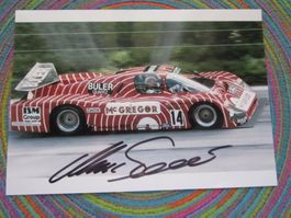 MARC SURER CH F1 FAHRER AUF SAUBER C6 AUTOGRAMMKARTE