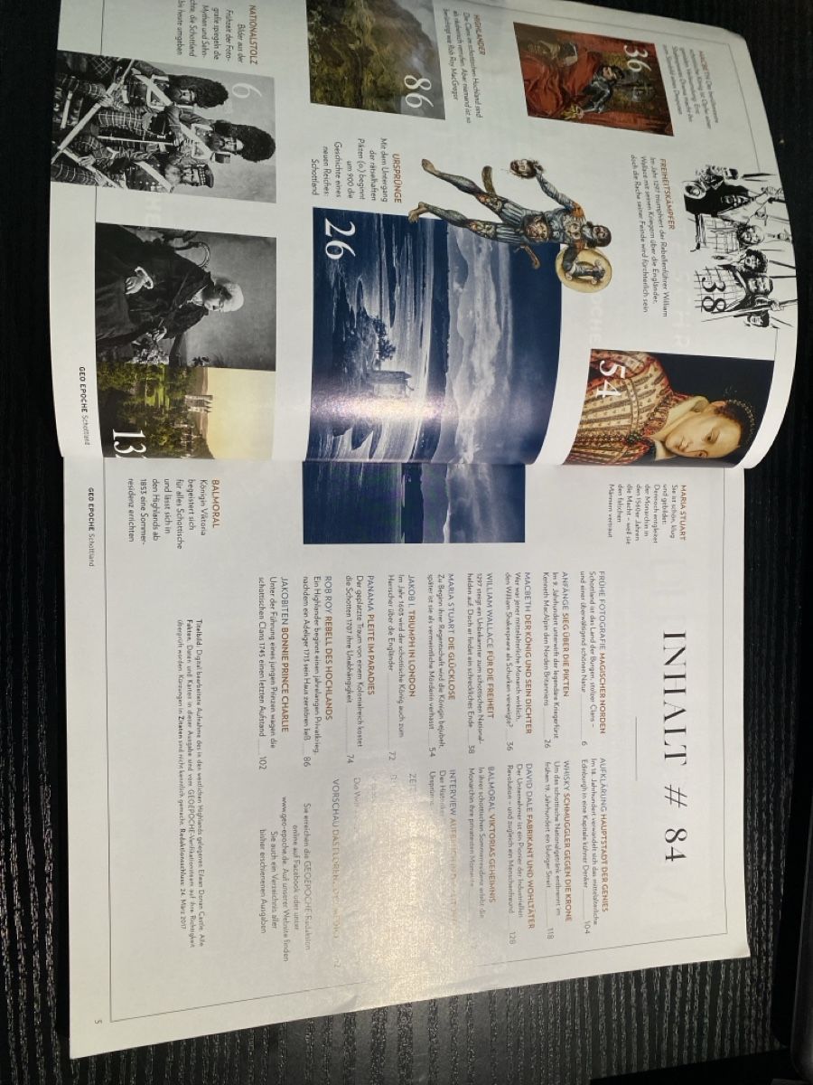 Riviste & Magazine: Geo Epoche Nr. 84: Schottland – Usato da Erlinsbach SO venduto da Silverstorm 2