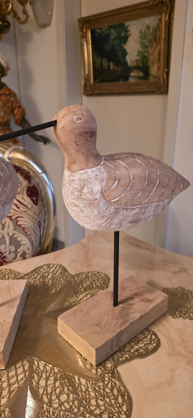 Tutte le decorazioni: 2 grosse dekorative Holz Vögel – Nuovo (secondo la descrizione) da Kaufdorf venduto da Nati-Nati 5