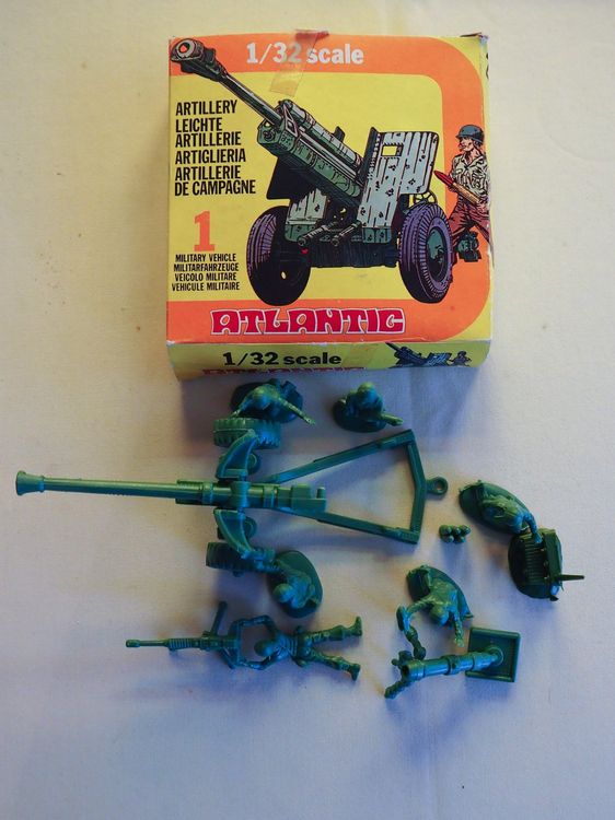 Maquette Atlantic 1/72 Artillerie De Campagne – Boîte Française, Sezione Autotran