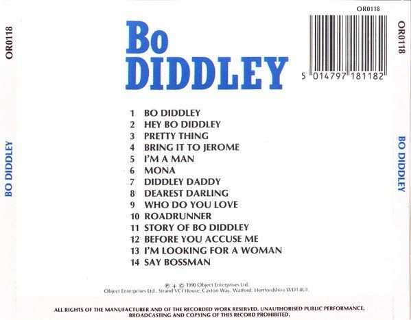 CD: Bo Diddley BLUES COLLECTION  Rock & Roll, Rhythm & Blues  CD – Usato da Kandergrund venduto da Sososo 1