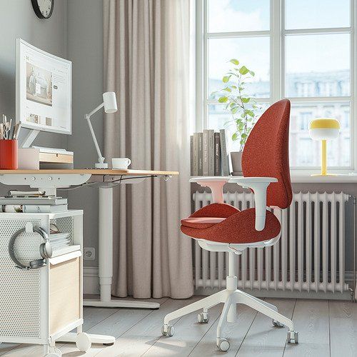 Ikea Stühle: IKEA HATTEFJÄLL Drehst/Arml GUNNARED rot/weiß – Neu und originalverpackt aus Rothenburg von IKEA_Rothenburg 2