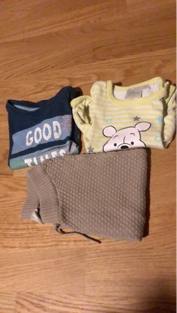 Babykleider Set, Winnie Pooh Motiv, Grösse 68, Top!