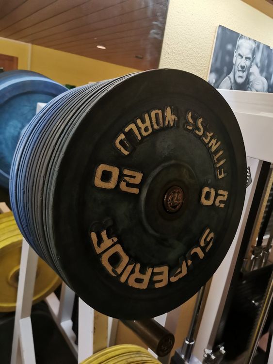 Produktbild von Olympische Gewichtsscheiben Mit Griffen Fit & Rack 10 Kg - Fitness Und