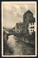 Brugg, Partie an der Aare u. schwarzer T