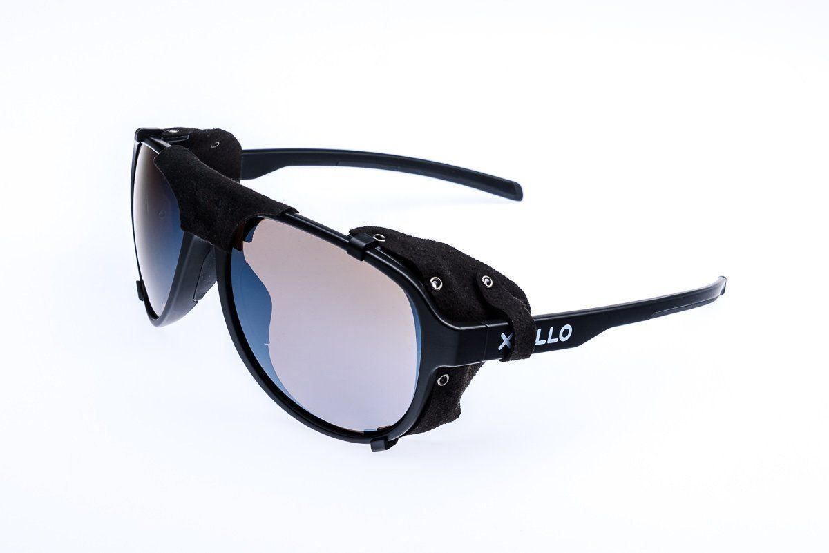 Occhiali & Lenti: Xiello Gletscherbrille mit Lederschutz – Nuovo e nell'imballaggio originale da Zug venduto da Beeyard