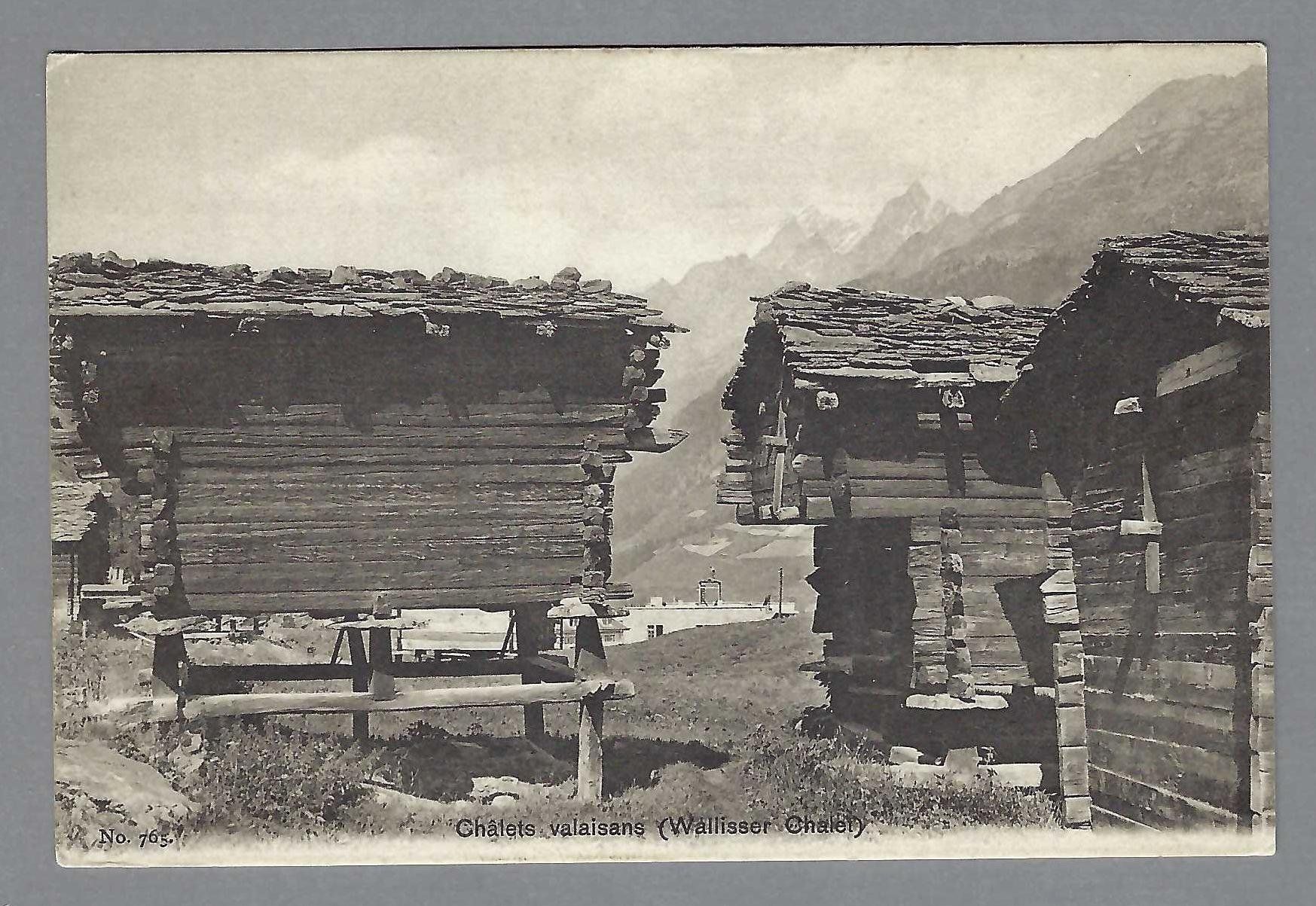 Cartoline postali: CHÂLETS VALAISANS, * – Usato da Pura venduto da ulisse1957