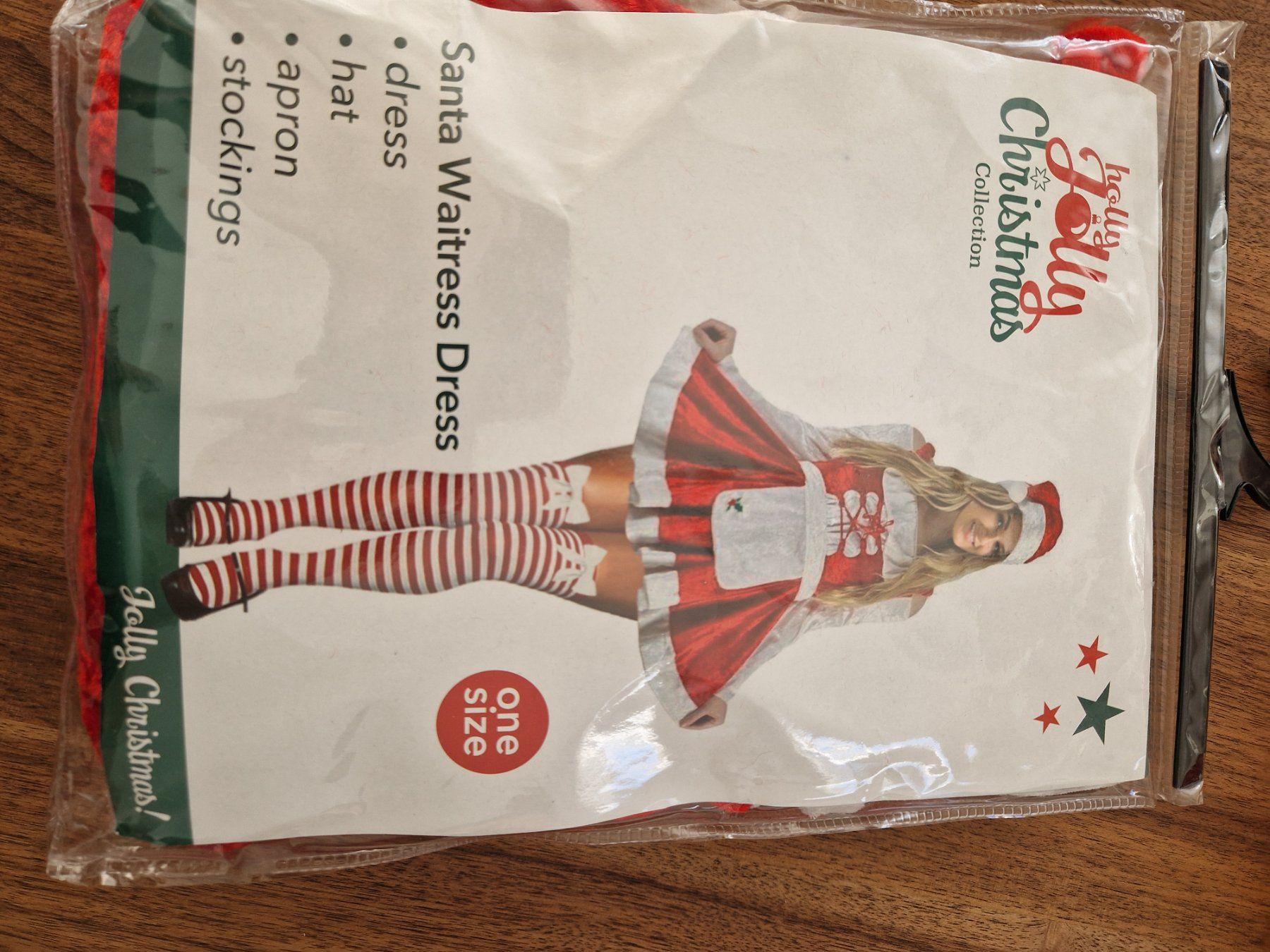 Costumi: Santa Waitress Dress – Nuovo e nell'imballaggio originale da Steffisburg venduto da Mallekobold