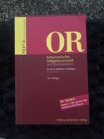 OR Schweizerisches Obligationenrecht 13. Auflage