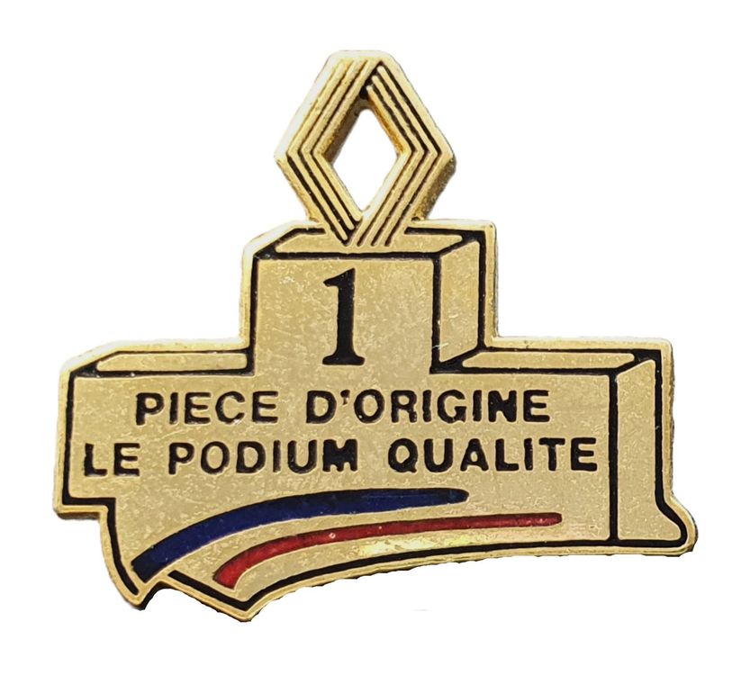 U557 - Pin Platz 1 RENAULT Piece D'Origine le Podium Qualite (Gebraucht ...