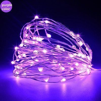 Ghirlande e barre luminose: LED-Lichterkette violett- 5m - 50 LED – Nuovo e nell'imballaggio originale da Oberwangen b. Bern venduto da Leoso