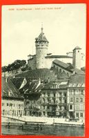 Schaffhausen- Munot und Hotel Schiff 1912