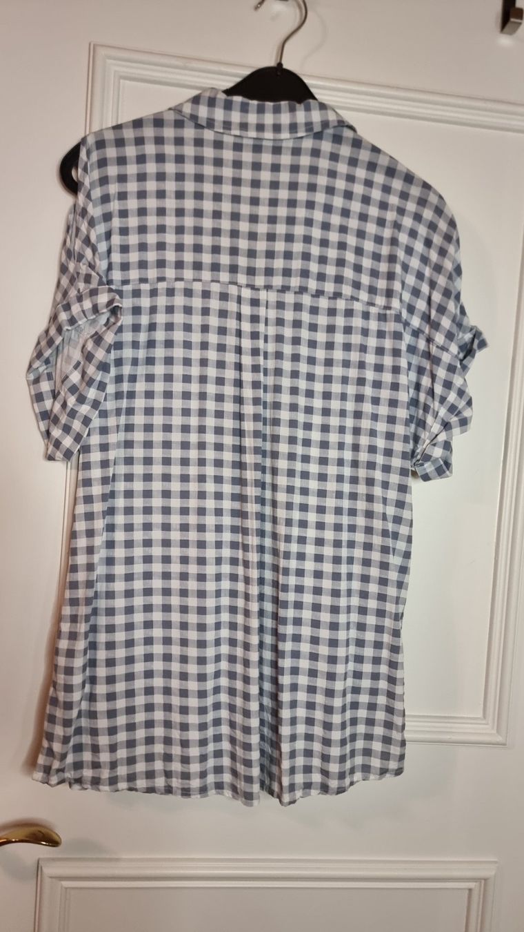 C&A Camicette: C&A Bluse-Hemd mit Karomuster und offenen Schultern – Usato da Wald ZH venduto da CapLux 5