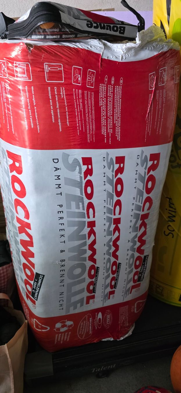 Füllmaterial: Rockwool Isolation 10 cm dick – Neu und originalverpackt aus Basel von astra2011