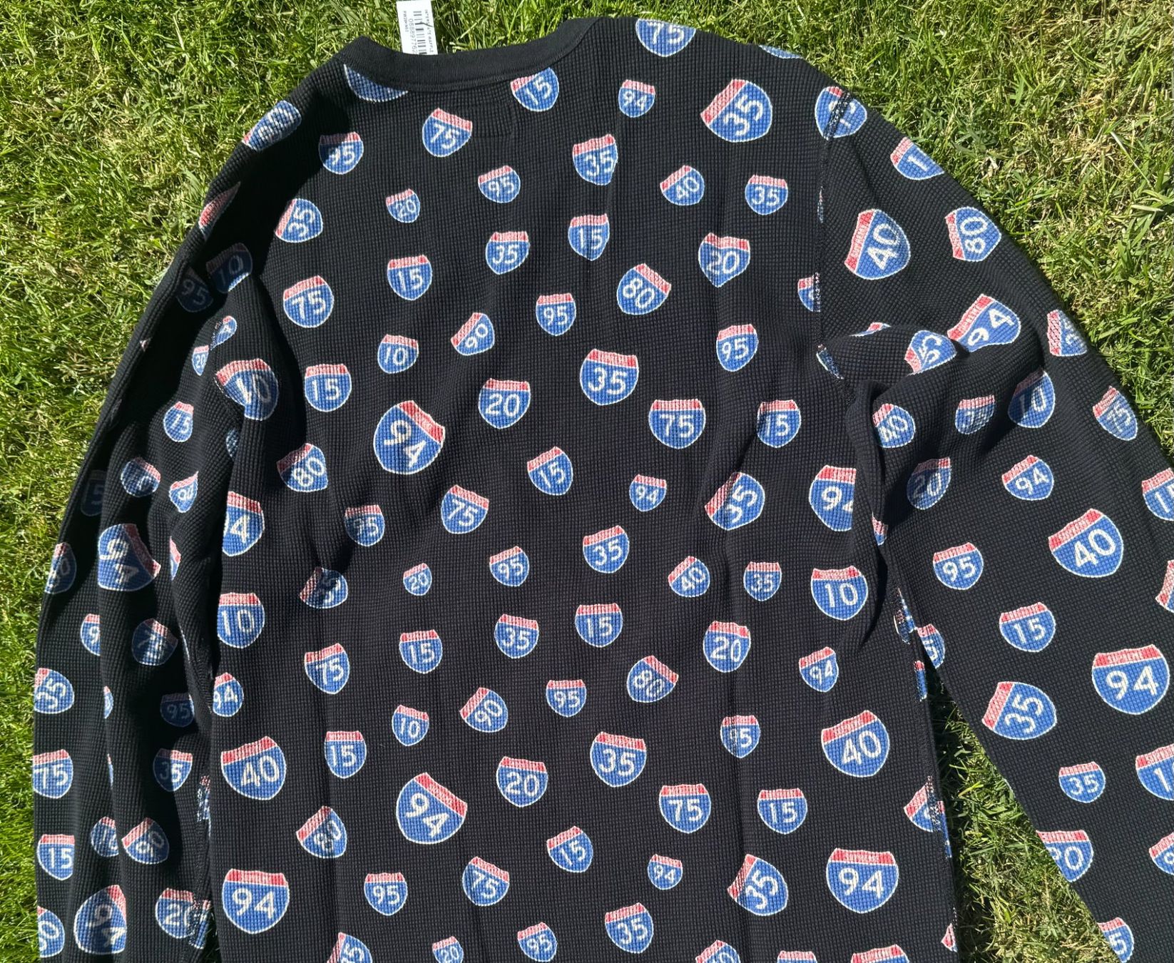 Supreme Canottiere & Pantaloni: Maglia Supreme Interstate Waffle Black – Nuovo e nell'imballaggio originale da Porza venduto da GioCa65 2