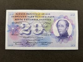 20 Franken Banknote Dufour 1965 - 567