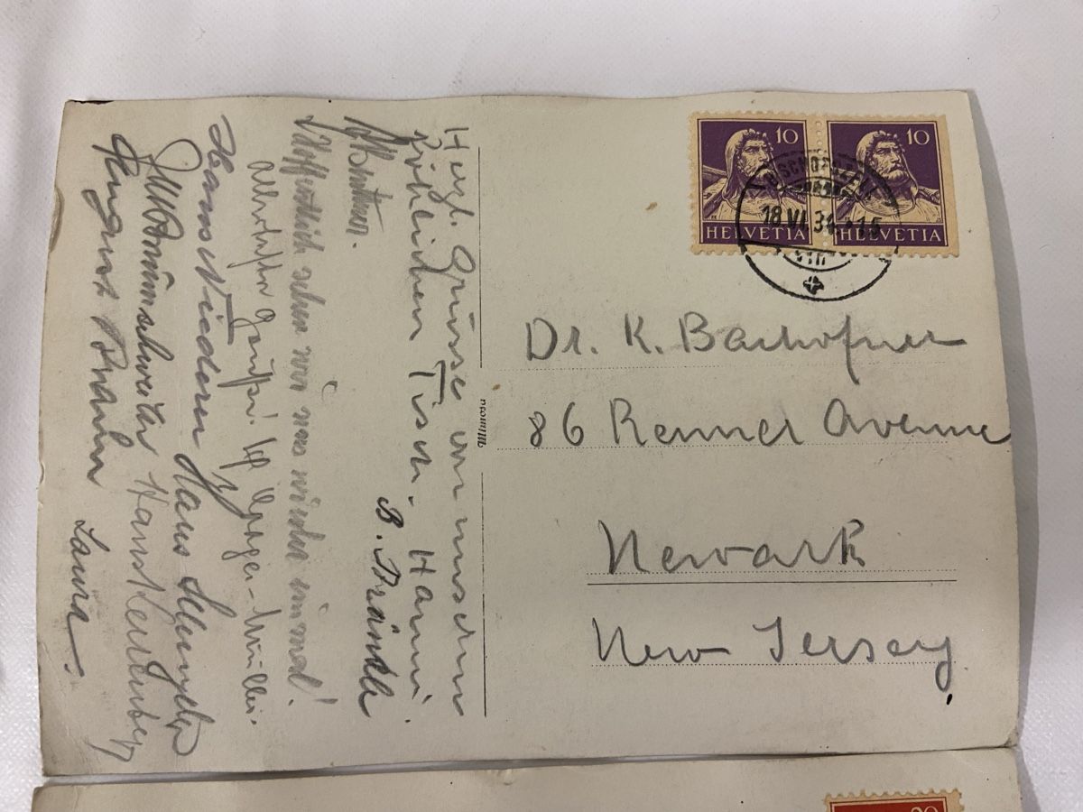Cartoline postali: Zwei Ansichtskarten 100 Jahre Sekundarschule Bischofszell – Usato da Dietikon venduto da brocki-eyra 1