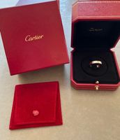 Cartier Love Ring Weissgold gebrauchter Zustand Box