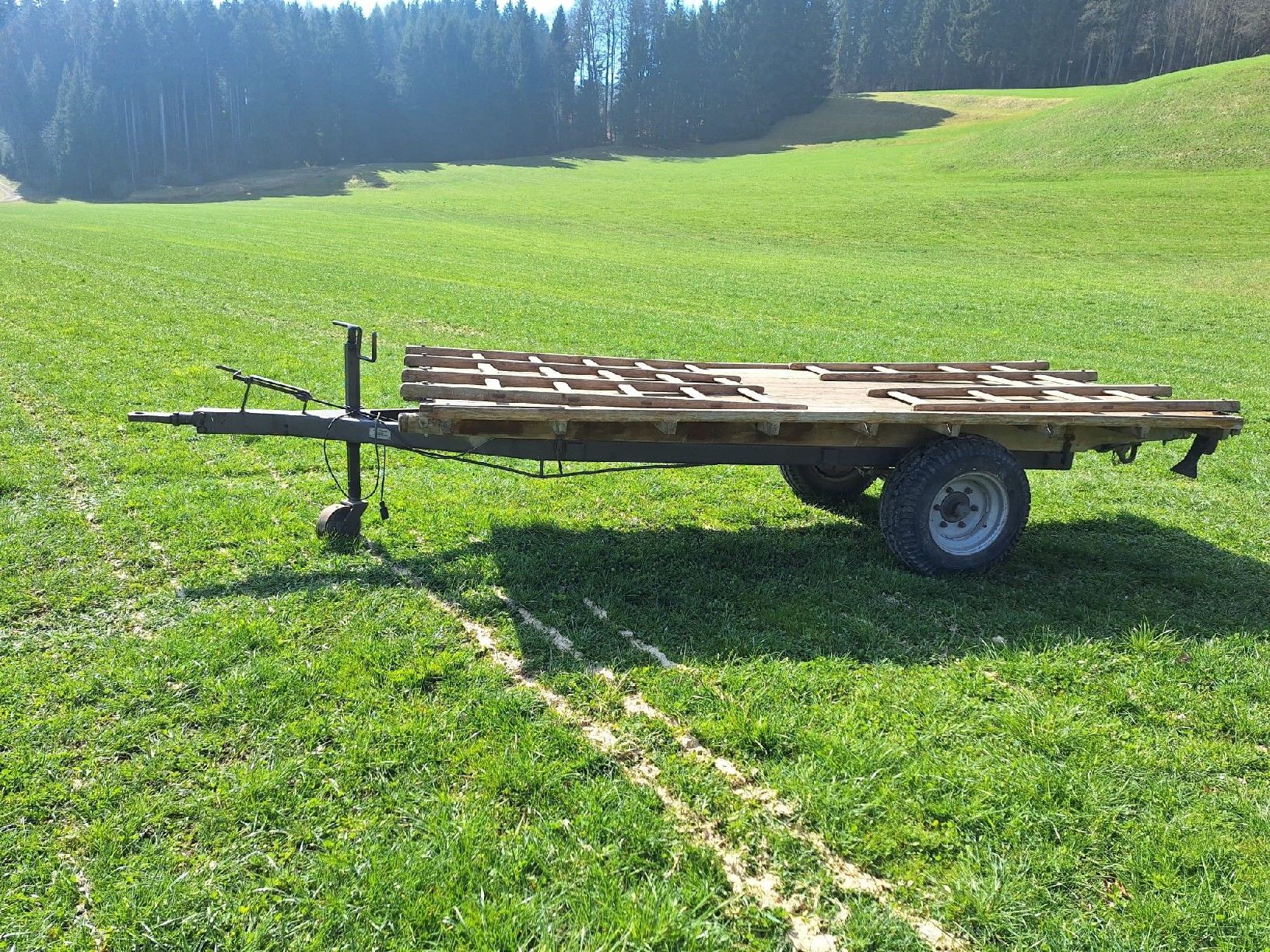 Remorques: Anhänger Holz Plattform  – D'occasion à Schalchen par _Fabi00_ 1