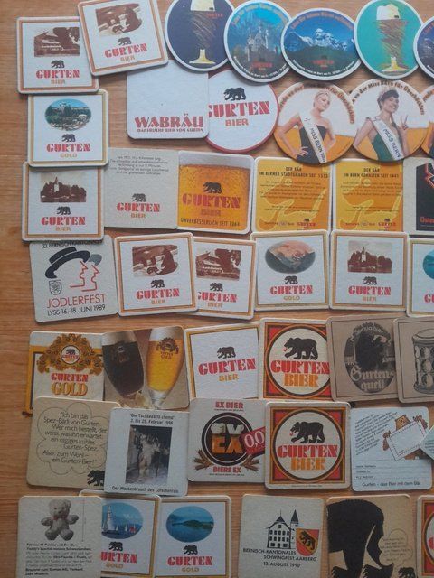 Sottobicchieri: Bierdeckel Brauerei Gurten Bern – Usato da St.Gallen venduto da Stocken64 1