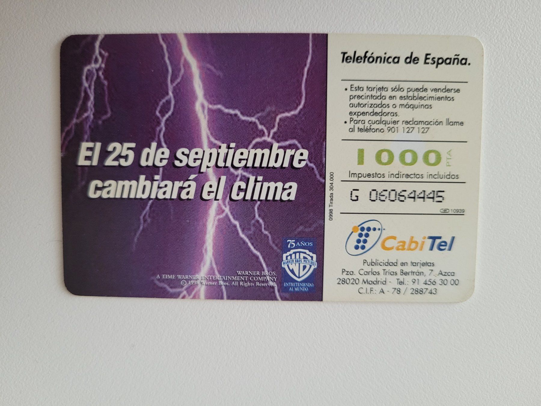 Cartes de téléphone: Telefonkarte Spanien – D'occasion à Inwil par Flower2325 1