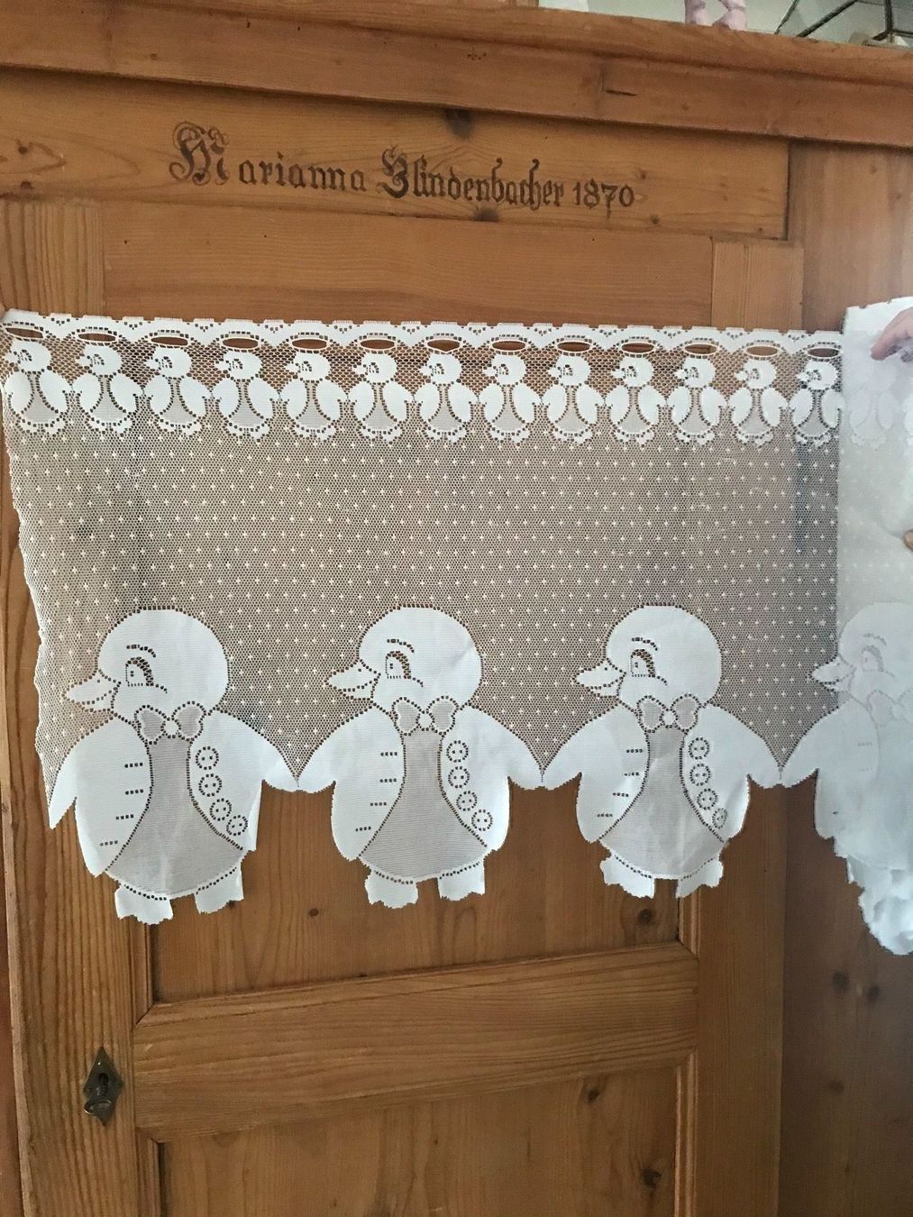 Tende: Bistro-Vorhang/Kinder-Vorhang – Nuovo (secondo la descrizione) da Ueberstorf venduto da ojas23 1