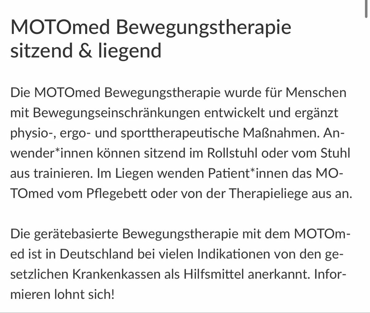 Attrezzature mediche: MOTOMed loop.la – Usato da Winterthur venduto da rroemel 6