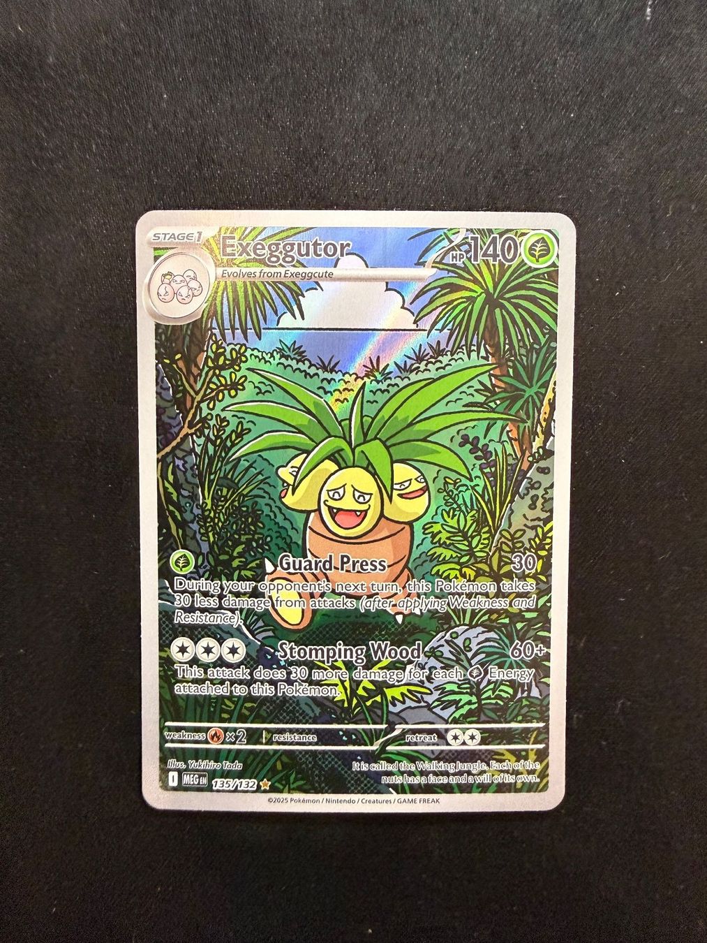 Pokémon Carte collezionabili: Pokemon Exeggutor 135/132 EN AR – Usato da Buchs SG venduto da Rheintalseller