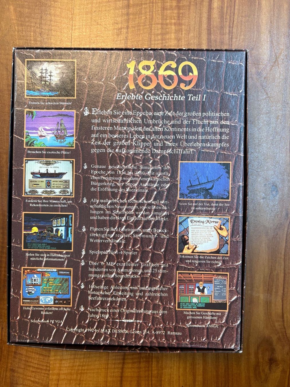 Giochi: Amiga Spiel: 1869: Hart am Wind! – Usato da Niederhasli venduto da Manuf0 1