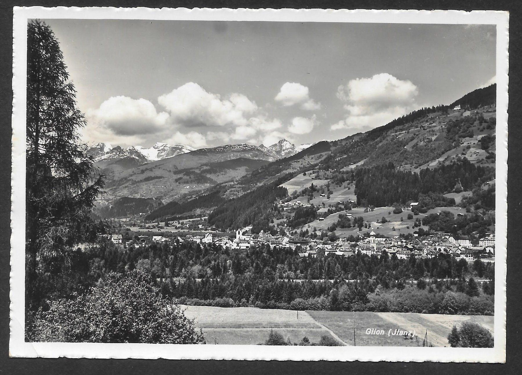 Cartoline postali: Ilanz Glion Gesamtansicht – Usato da Olten venduto da clotaldi