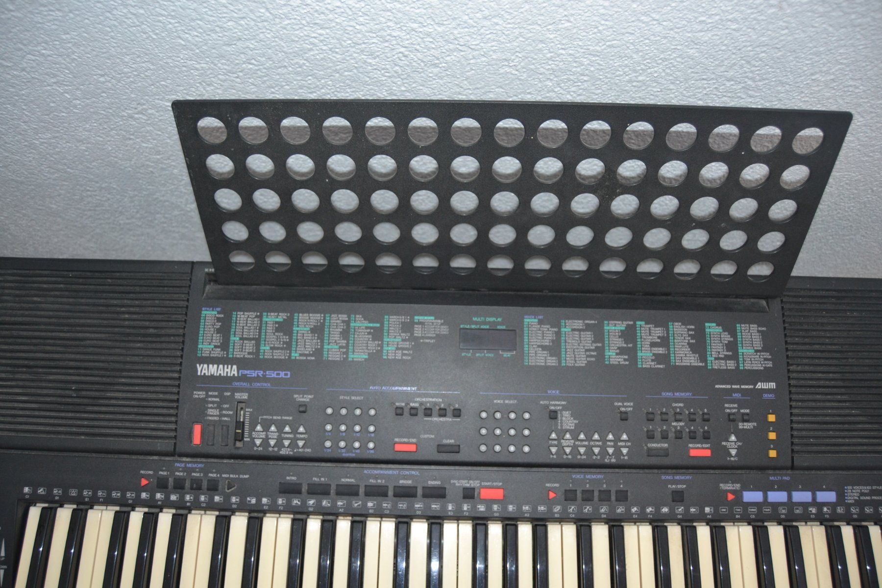 Yamaha Strumenti musicali: YAMAHA PSR-500 – Usato da Wil SG venduto da fanofrio 1
