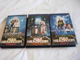 3x Rare VHS - Max Headroom teil 1 2 3