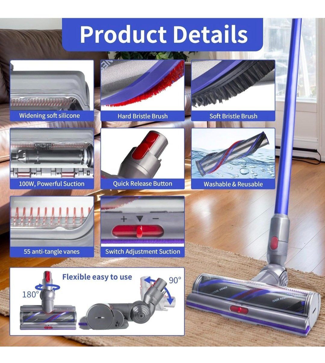 Dyson Staubsauger & Zubehör: Neue Dyson Bodendüse mit Anti-Tangle Comb – Neu (gemäss Beschreibung) aus Dübendorf von S_reb 4