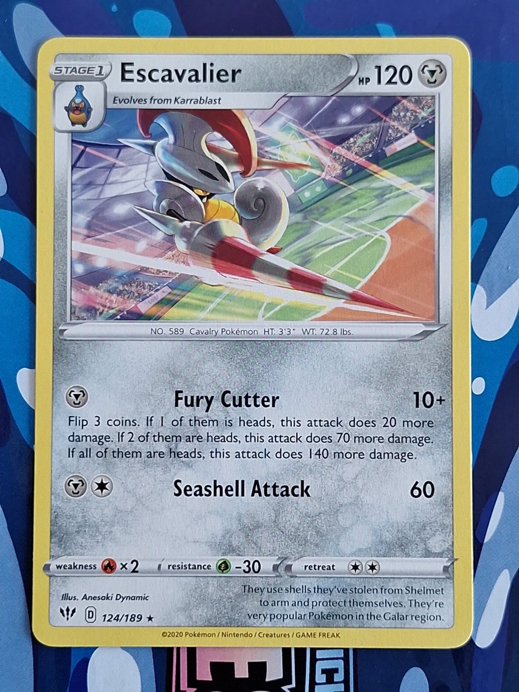 Pokémon Sammelbilder & Trading cards: Escavalier #Ord18 – Gebraucht aus Altstätten SG von GGsGameshop