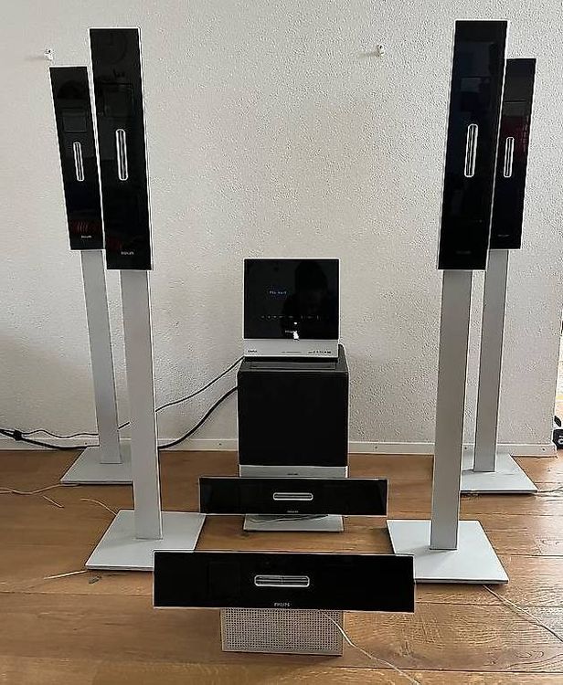 Home Cinema: Philips Cineos 5.1 Home Entertainment Lautsprecher/Boxen/Amp – Usato da Basel venduto da Innervisions 1