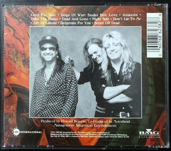 CD: CD Motörhead - Snake bite love (1998) – Usato da Möriken AG venduto da mineralia 1