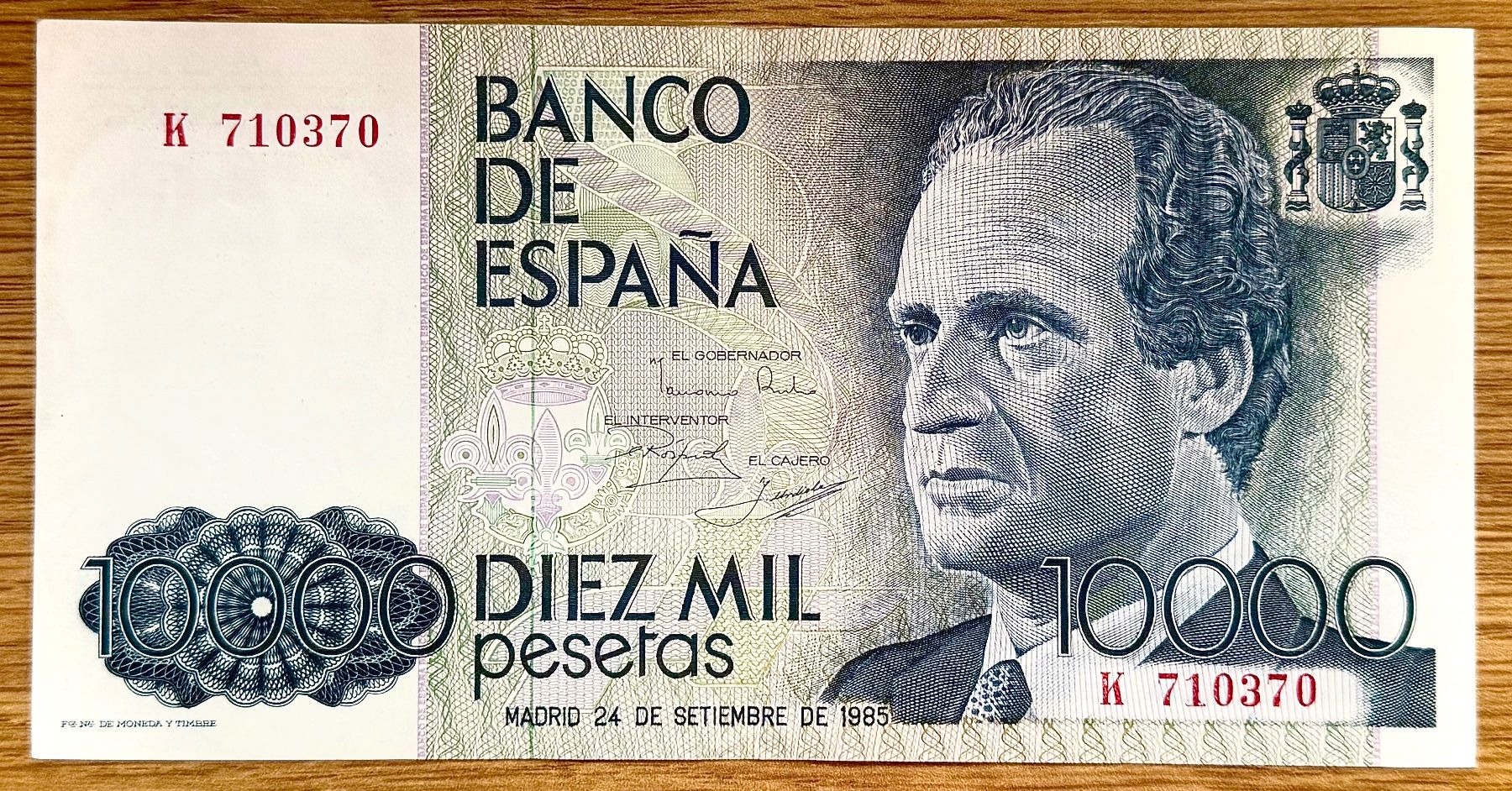 Banknoten: 10000 Pesetas Spanien 1985!!! aUNC!!! – Neu und originalverpackt aus Oberentfelden von NunoLouro