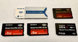 Sony Memory Sticks Pro 8,4,1 GB