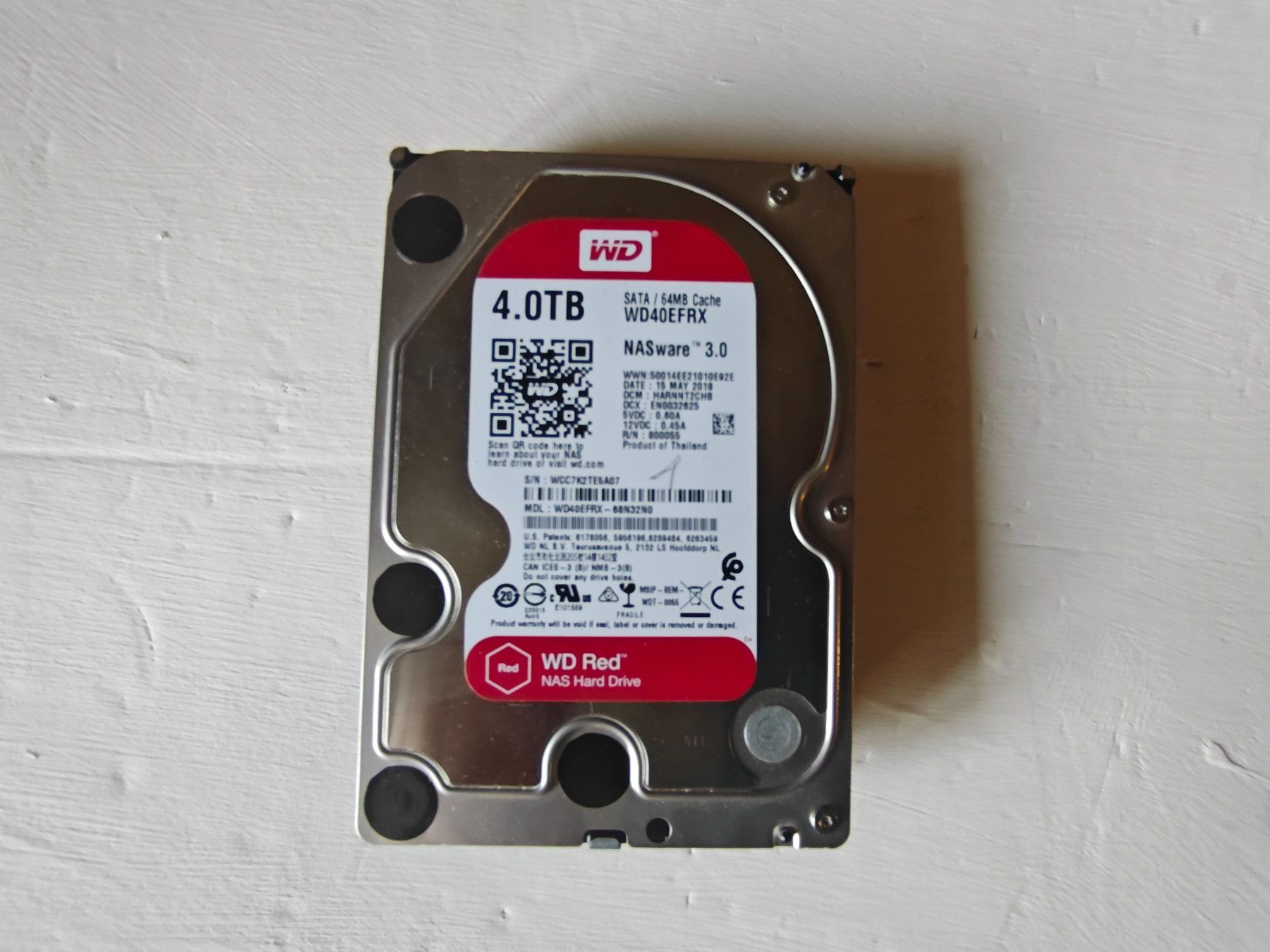 Western Digital Dischi rigidi: WD 4TB NAS Festplatte WD40EFRX – Usato da Dübendorf venduto da tho_v2cs