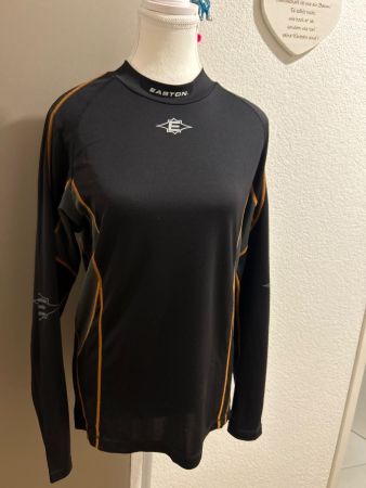 Easton Langarm Compression Funktionshirt schwarz Gr. M