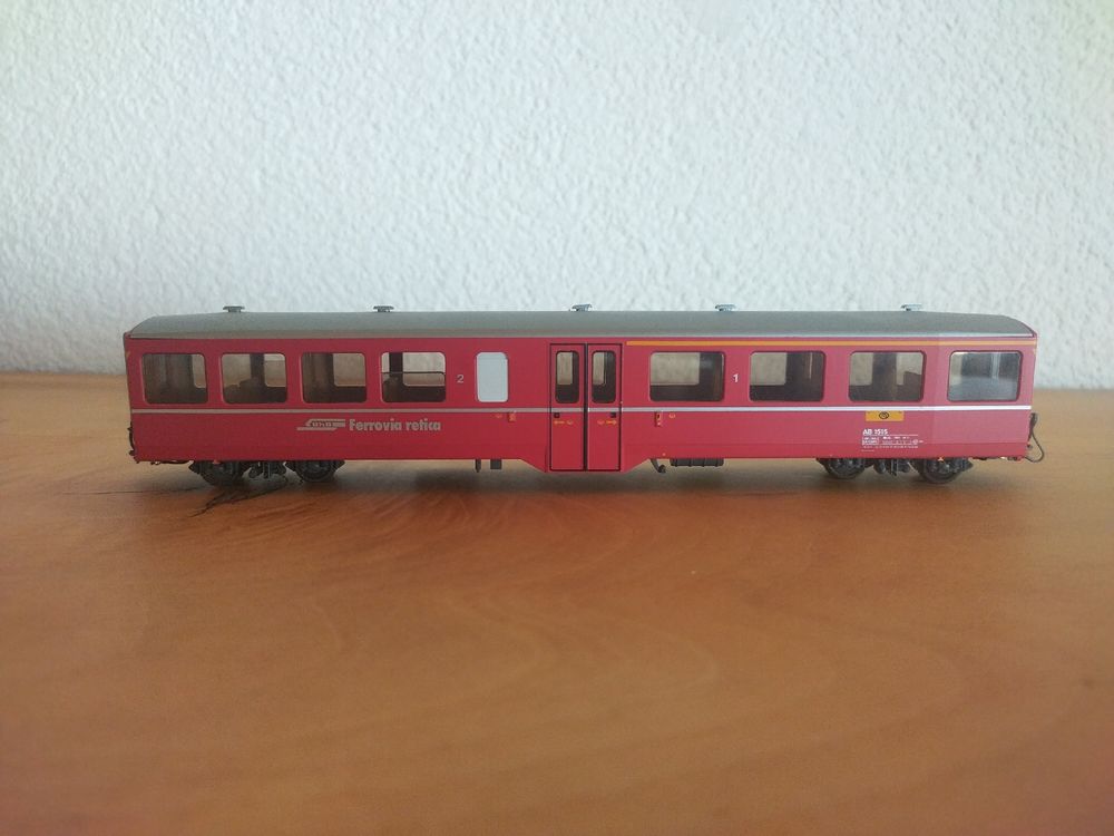Bemo RhB 3243 126 B 2411 Mittelwagen H0m (Gebraucht) in Kriens für CHF