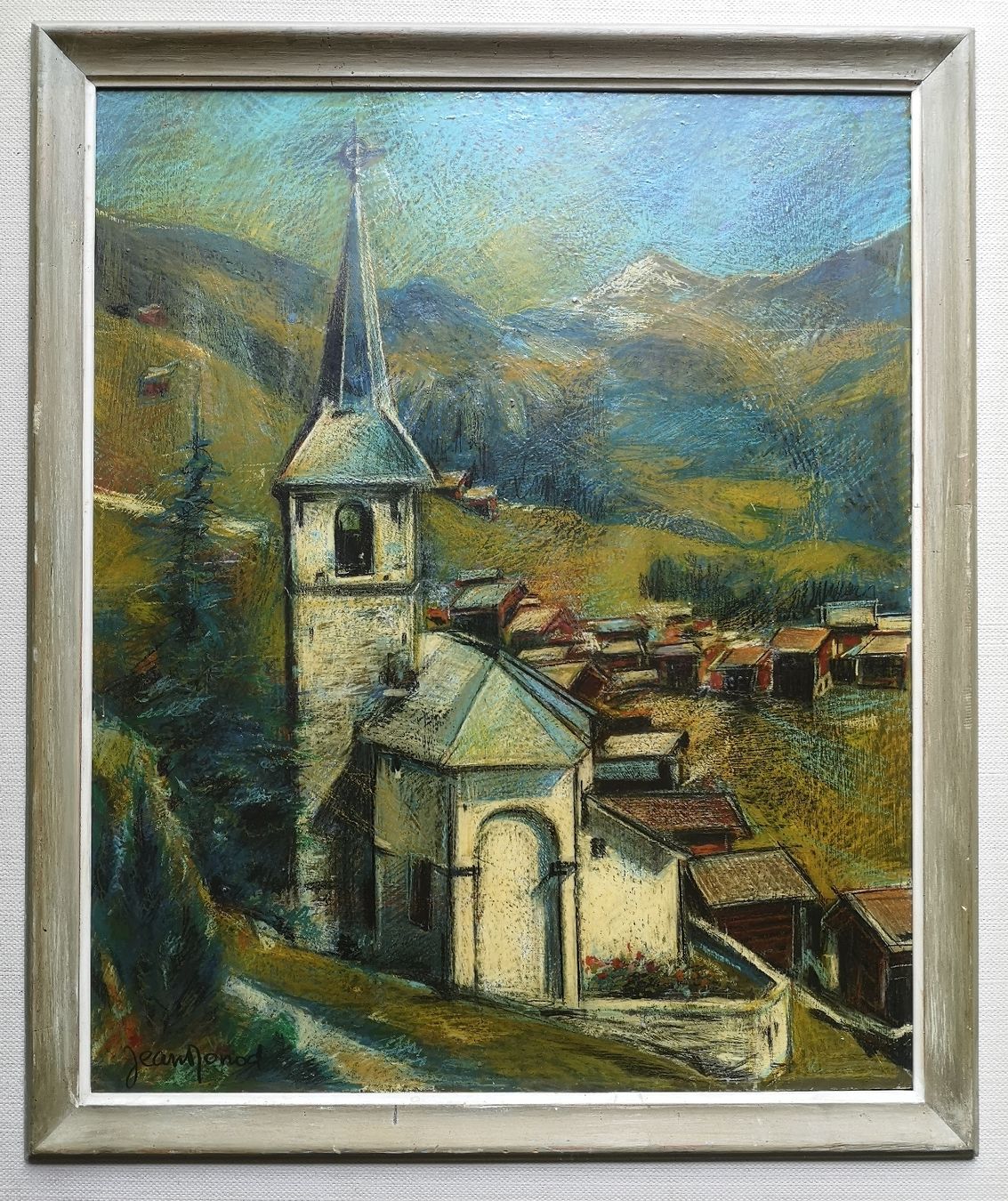 Dipinti: Jean Monod Valais Chandolin Val danniv – Usato da Conthey venduto da Cathlouz