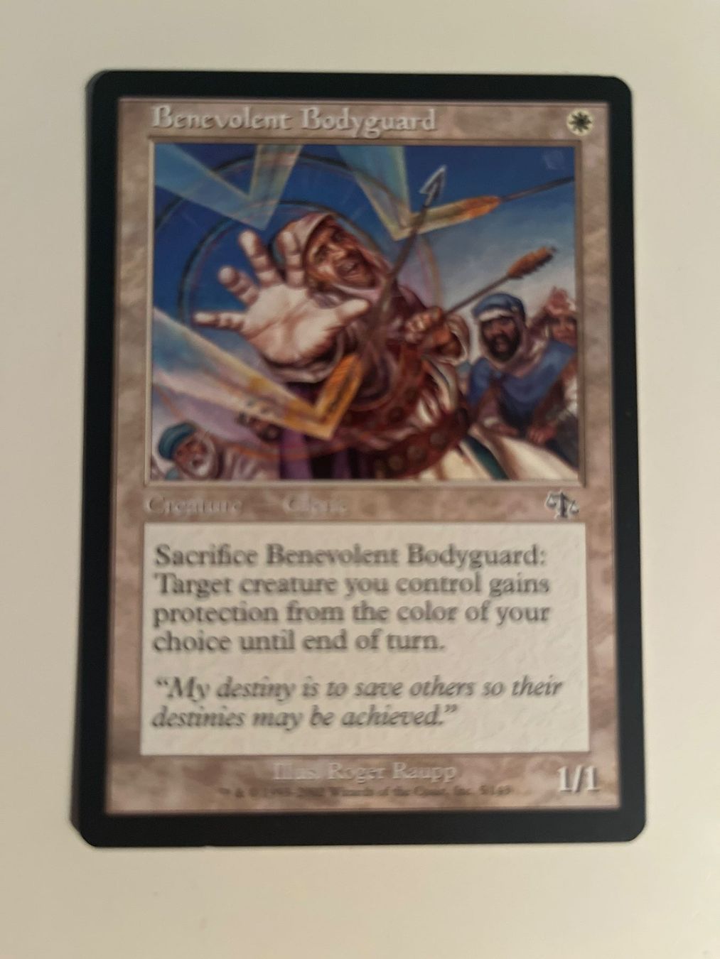 Magic The Gathering Sammelbilder & Trading cards: 1 x Benevolent Bodyguard - Magic: The Gathering - MtG – Gebraucht aus Kriens von Shadi1980