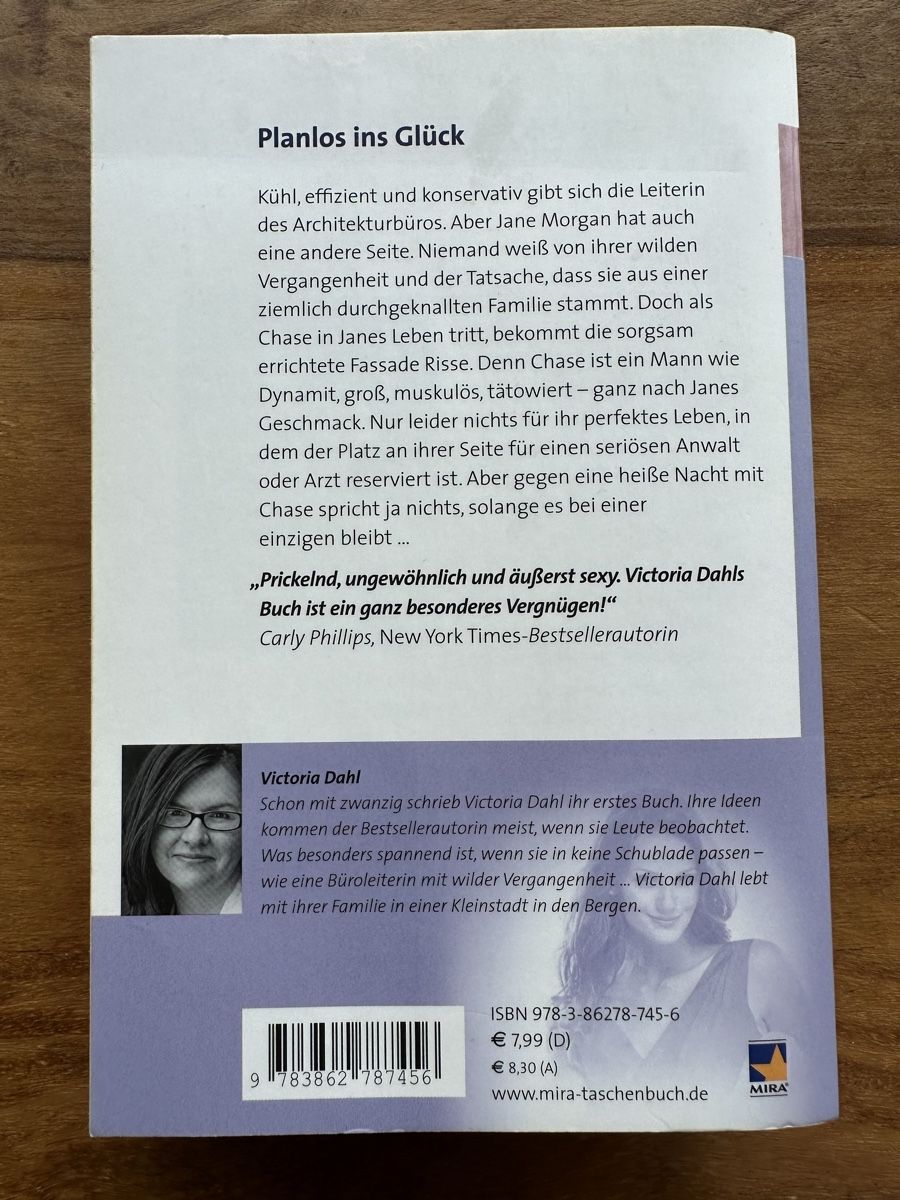 Libri: Victoria Dahl - Planlos ins Glück – Usato da Horgen venduto da flyingpenguin2000 2