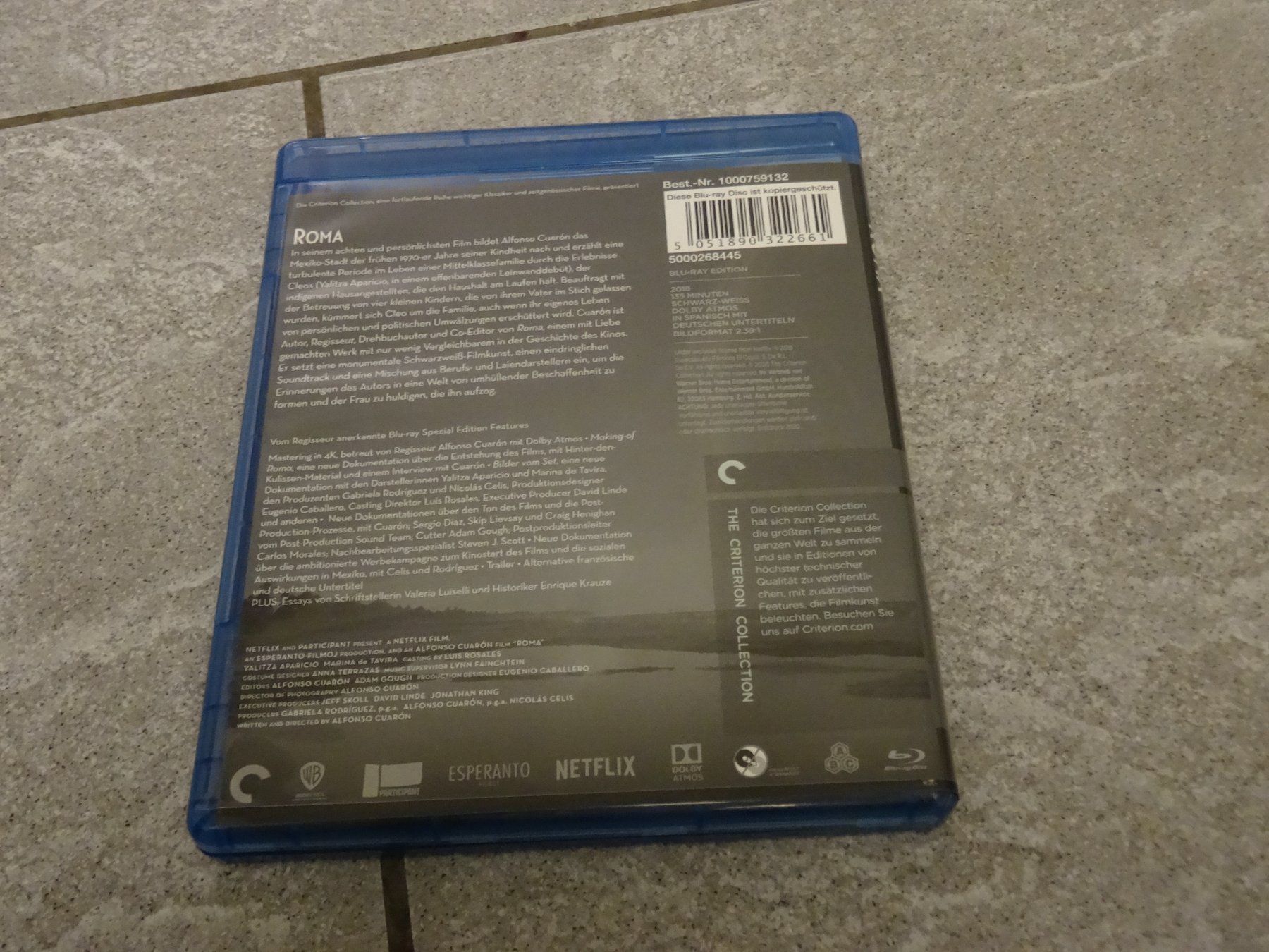 Alle DVDs: Blu-ray Roma The Criterion Collection – Gebraucht aus Olten von Disc-Verkauf 2
