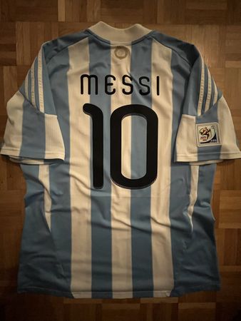 Original Messi Argentinien WM 2010 Trikot XL